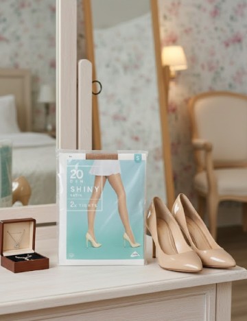 
						Set ciorapi 2 perechi C&A, crem