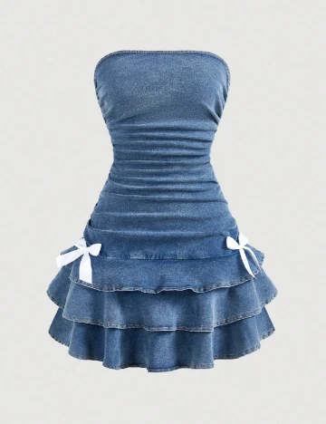 Rochie scurta SHEIN, albastru