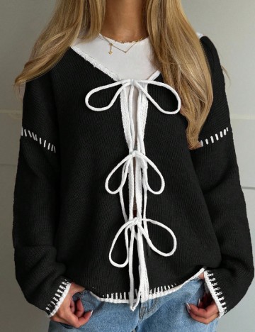 Cardigan SHEIN, negru