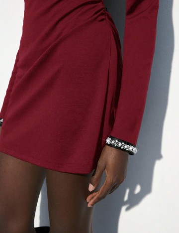 Rochie scurta SHEIN, visiniu