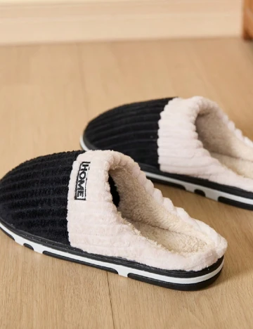 Papuci de Casa SHEIN, negru