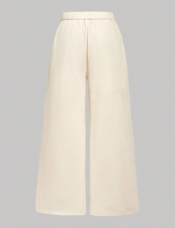 Pantaloni SHEIN CURVE, crem