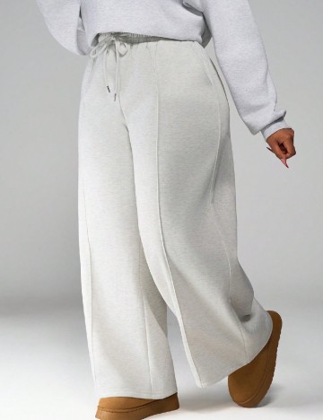 Pantaloni SHEIN CURVE, gri