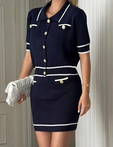 Compleu SHEIN, bleumarin