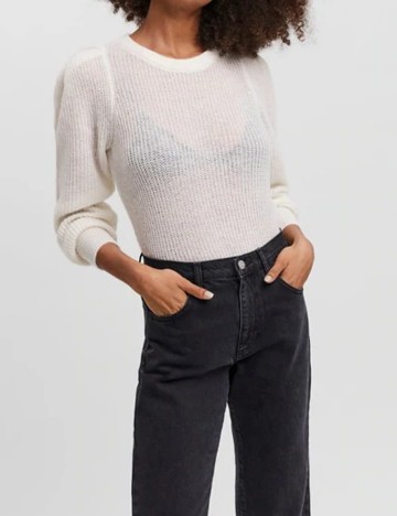 Pulover Vero Moda, alb, XL