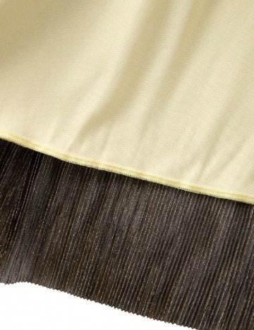 Fusta SHEIN CURVE, galben/negru