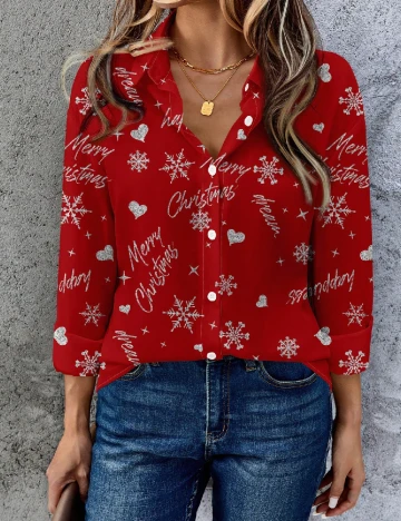 Camasa Emery Rose, rosu