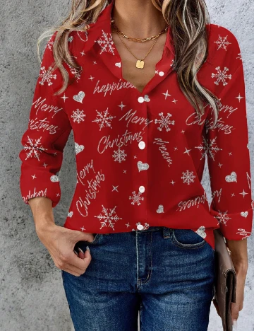 Camasa Emery Rose, rosu