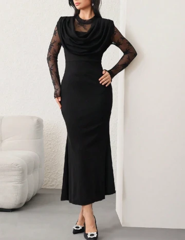 Rochie lunga SHEIN, negru