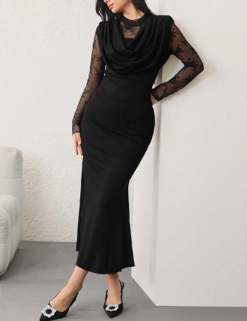 Rochie lunga SHEIN, negru