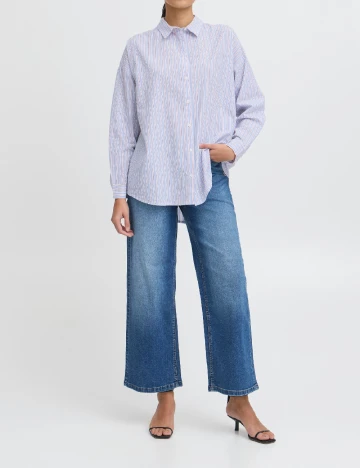 Camasa Oversize Ichi, albastru