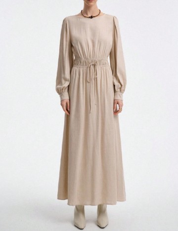 
						Rochie medie SHEIN, bej