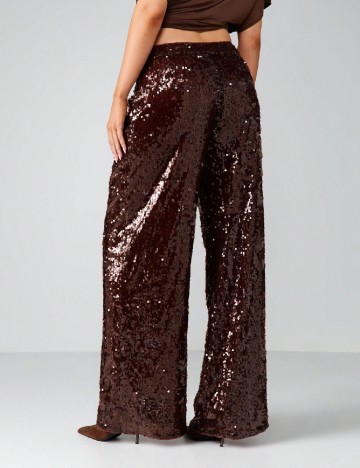 Pantaloni Missguided, maro