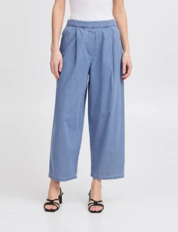 Pantaloni Ichi, albastru