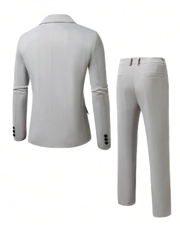 Costum SHEIN Plus Size Men, gri