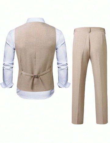 Costum SHEIN, maro deschis