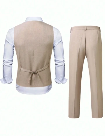 Costum SHEIN, maro deschis