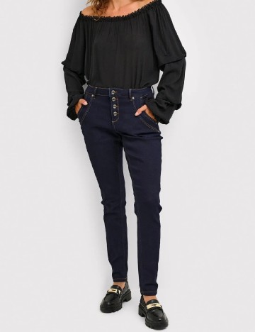 
						Blugi Cream, bleumarin