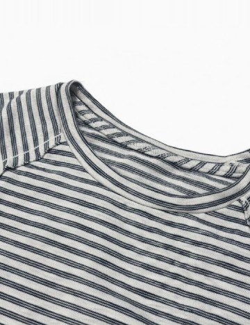 Bluza Zara, crem/negru