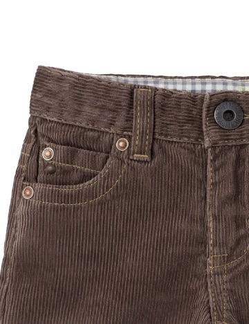 Pantaloni Zara, maro