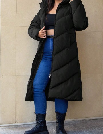 Geaca SHEIN CURVE, negru