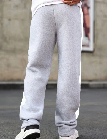 Pantaloni SHEIN Plus Size Men, gri