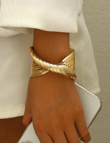 
						Bratara SHEIN, auriu