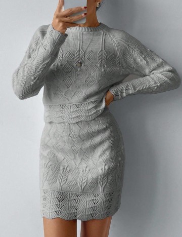 Compleu SHEIN CURVE, gri