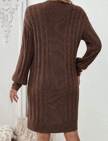 Rochie scurta SHEIN, maro