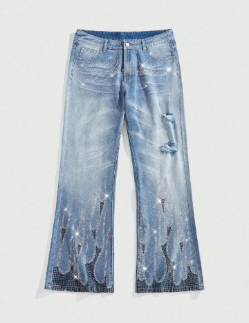 Blugi Romwe, albastru