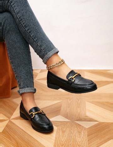Mocasini SHEIN, negru