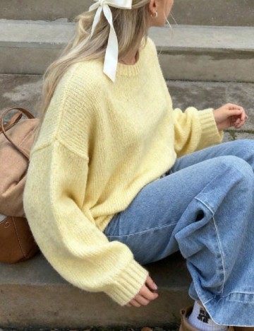 Pulover SHEIN, galben