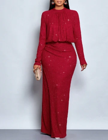 Rochie lunga SHEIN, rosu