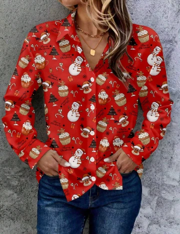 Camasa Emery Rose, rosu