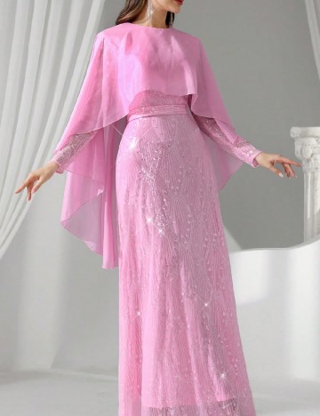 Rochie lunga SHEIN, roz