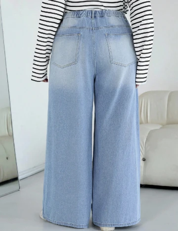 Blugi SHEIN CURVE, albastru