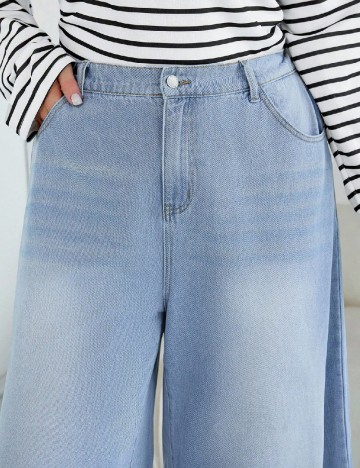 Blugi SHEIN CURVE, albastru