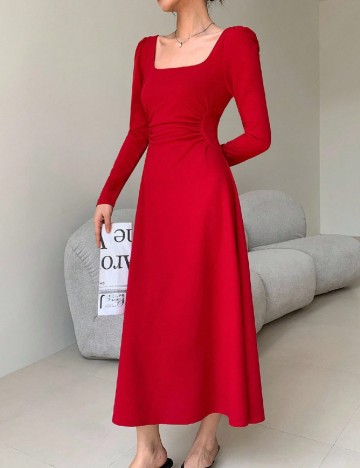 
						Rochie lunga SHEIN, rosu