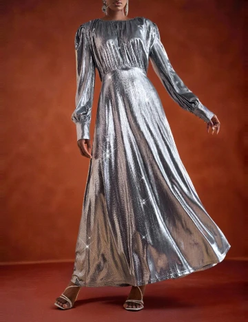 Rochie lunga SHEIN, argintiu