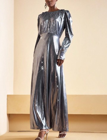 Rochie lunga SHEIN, argintiu