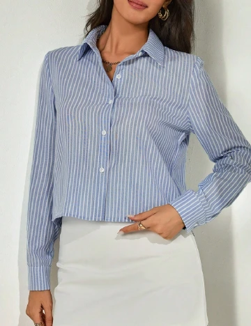 Camasa SHEIN, albastru