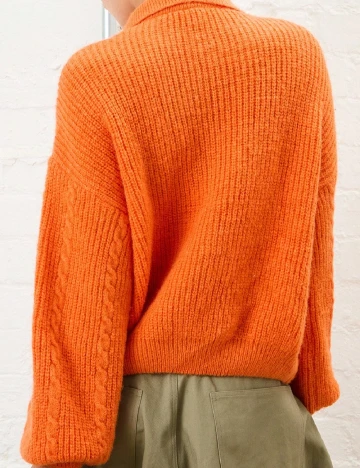 Cardigan SHEIN, portocaliu