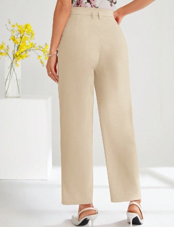 Pantaloni SHEIN, crem
