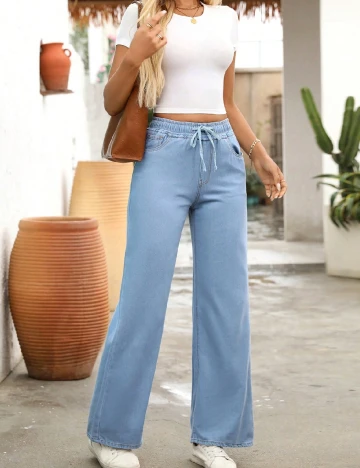 Blugi SHEIN CURVE, albastru