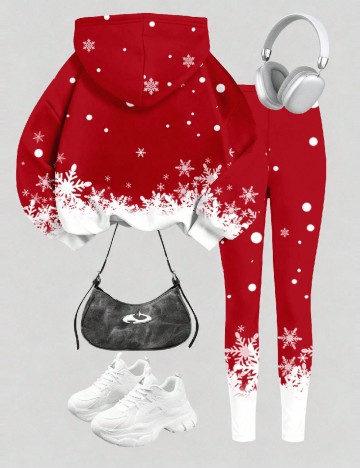 Trening Shein Kids, rosu