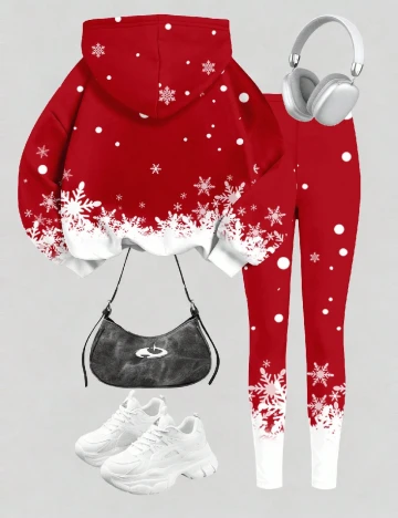 Trening Shein Kids, rosu