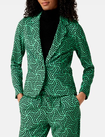 
						Sacou b.young, verde