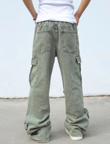 Pantaloni SHEIN, verde