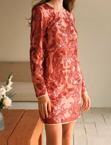 Rochie scurta Anewsta, rosu