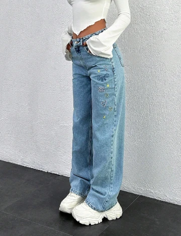 Blugi SHEIN, albastru